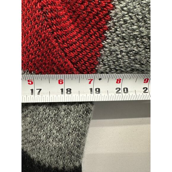 AGB Petite Women ColorBlock Long Line Open Front Cardigan Metalic Med - Picture 5 of 10